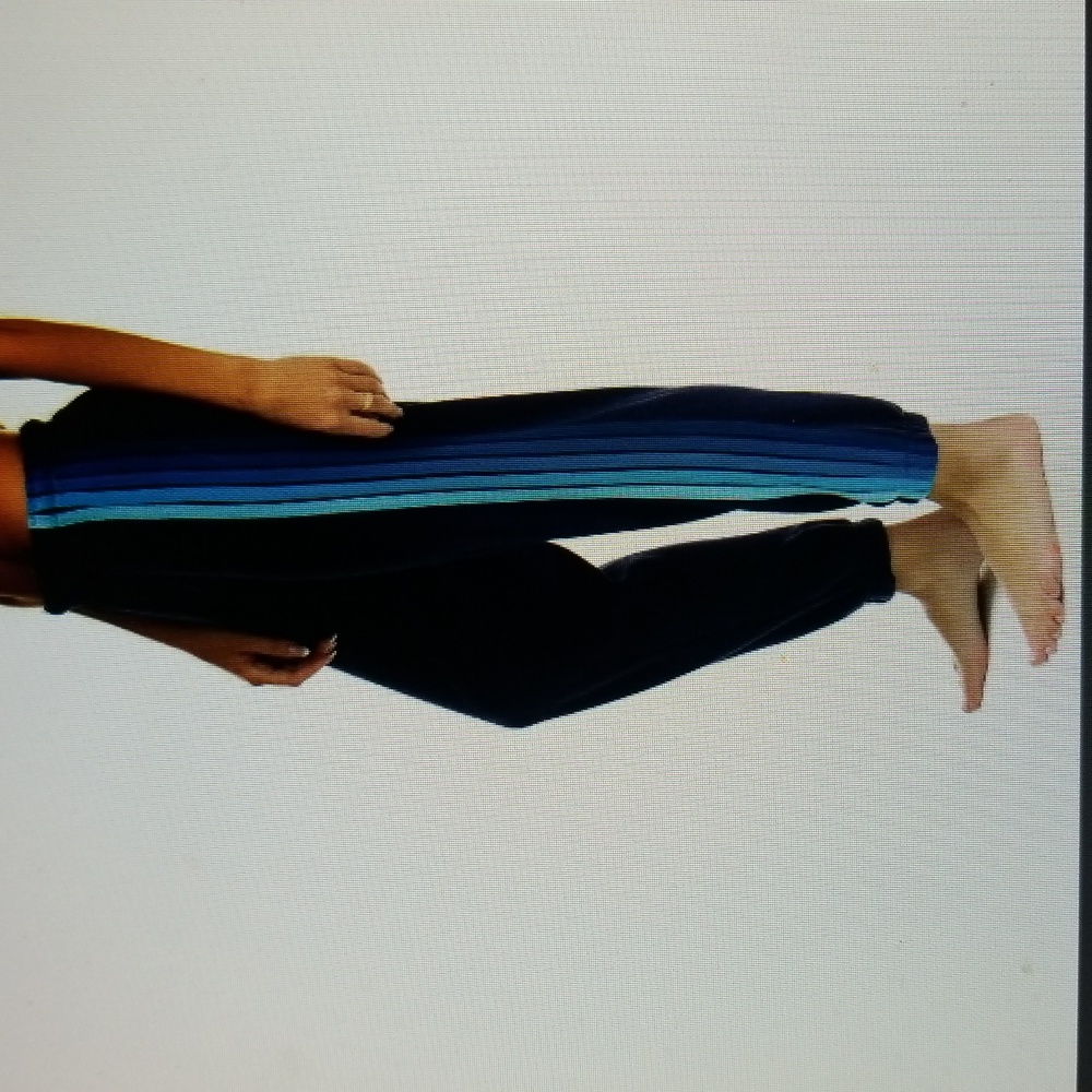 Aviator Five Stripe Sweatpants Navy Blue